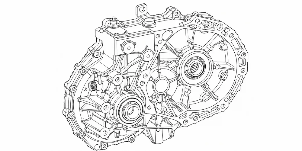 automatictransmissionpart-products-EP-E128L01 Reducer Assembly-draft