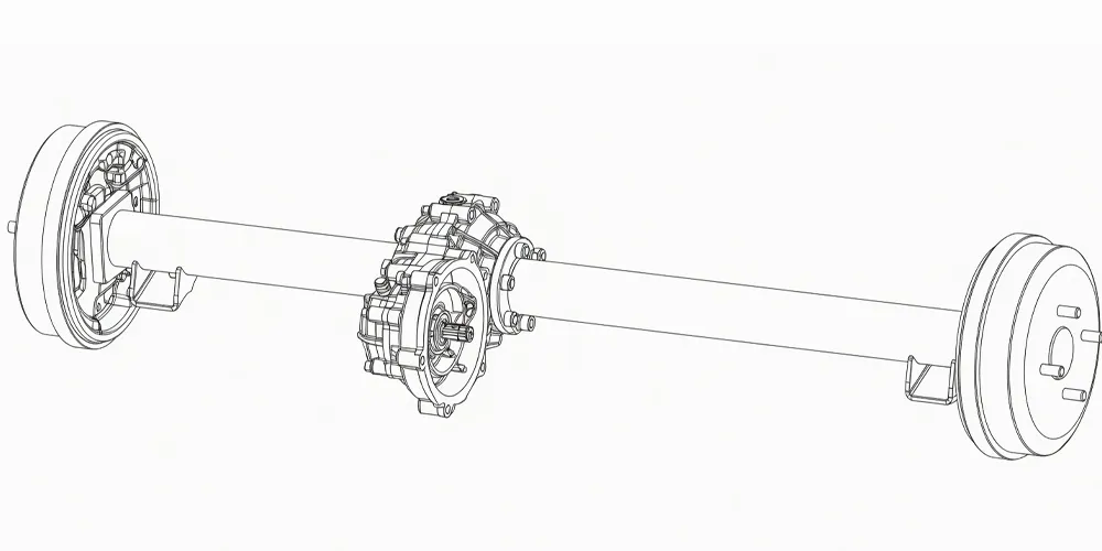 automatictransmissionpart-products-EP-EB02 Rear Axle Assembly-draft