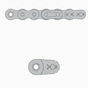 automatictransmissionpart-products-EP-A-Series Short Pitch Precision Double Row Roller Chain