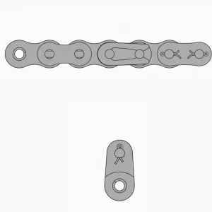 automatictransmissionpart-products-EP-A-Series Short Pitch Precision Triple Row Roller Chain