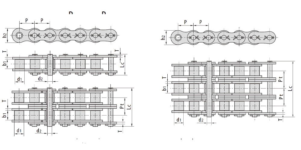 automatictransmissionpart-products-EP-Cottered Type Short Pitch Roller Chain-draft