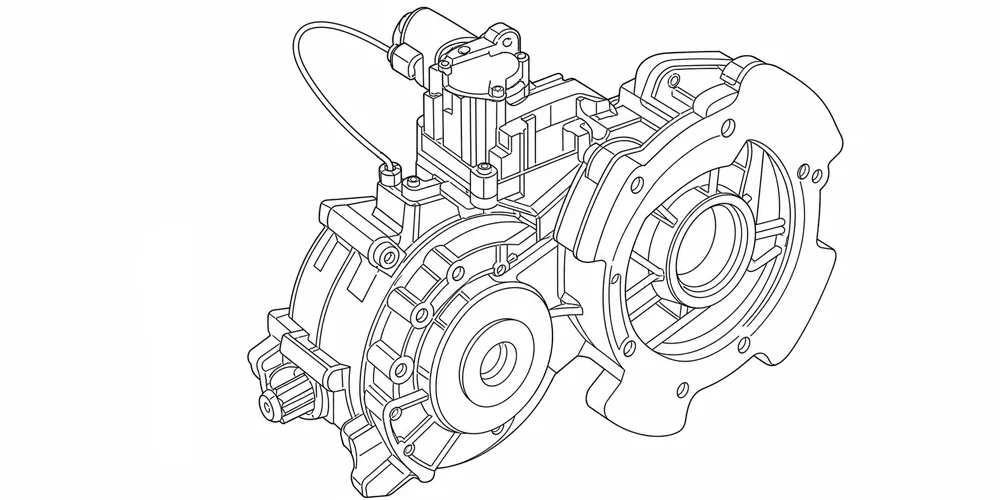 automatictransmissionpart-products-EP-E218 Two Speed Reducer-draft