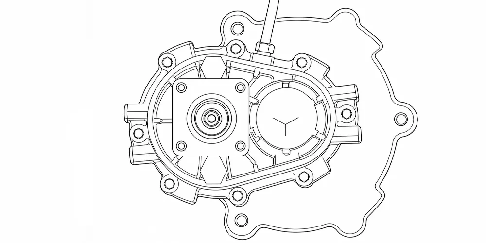 自动变速器部件产品 EP-EA04 单级减速器 2-draft