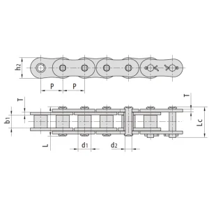 automatictransmissionpart-products-EP-SP Series High Strength Short Pitch Roller Chains