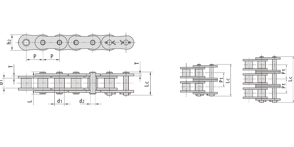 automatictransmissionpart-products-EP-SP Series High Strength Short Pitch Roller Chains-draft