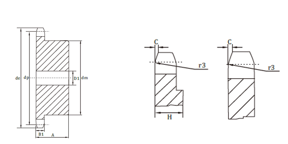 automatictransmissionpart-products-EP03-European Standard Sprockets 6×2.8mm-draft