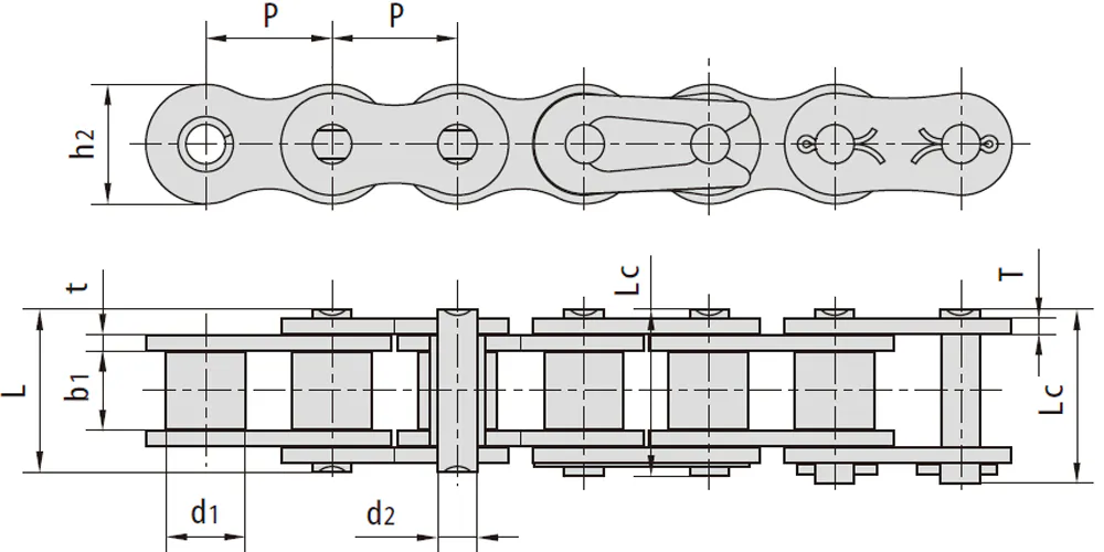 automatictransmissionpart-products-EP-Corrosion Resistant Nickel Plated Chain-draft